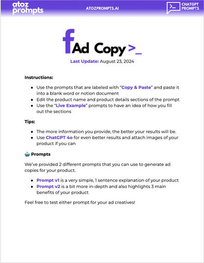 eCom AI Prompts & E-books Bundle