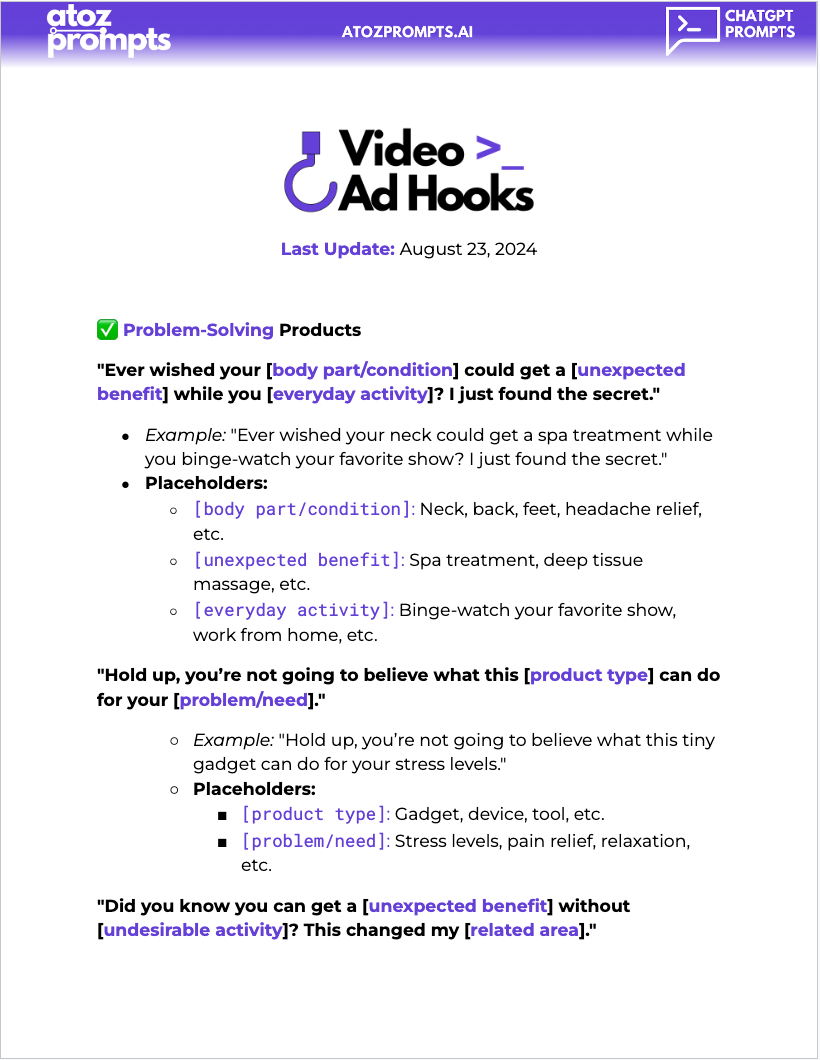 eCom AI Prompts & E-books Bundle