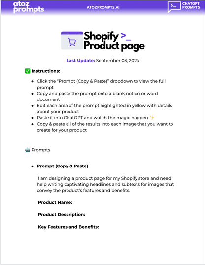 eCom AI Prompts & E-books Bundle